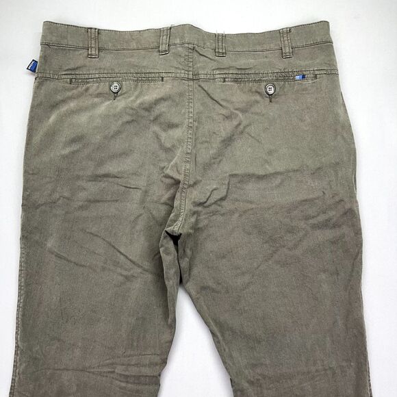 Bruhl Pants Mens Size 36 Regular Grey Cotton Stretch Plus Jean Chino Zip Fly - Picture 12 of 14